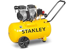 STANLEY - Compressore Silenzioso 50 Litri 1,3 Hp