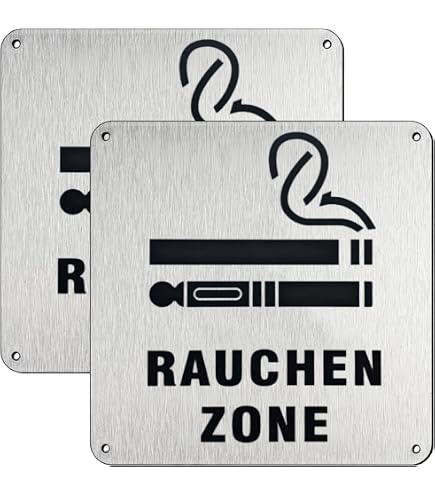 Rauchverbot-Schild – Kein Rauchen & Keine E-Zigaretten | 150x250mm | Vinyl-Aufkleber Für Innen & Außen
