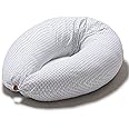 Niimo XXL Pregnancy Pillow & Nursing Pillow - 2-in-1 Design with a 100% Cotton Cover, Machine-Washable, Blue Fish (200 x 70 cm)