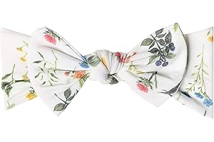 Copper Pearl Baby Stretchy Soft Knit Headband Bow "Aspen"