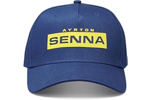 FUEL FOR FANS Ayrton Senna Official Merchandise Collection Logo Cap Navy One Size