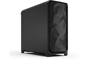 Fractal Design Meshify 3 XL Black - Boîtier PC Gaming, Flux d'air Élevé, Ventilateurs Momentum, E-ATX, GPU 512mm, Frontale en Maille