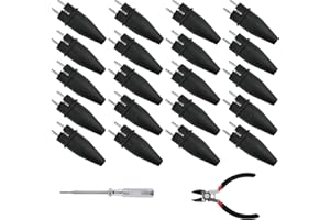 AFELD ELEKTRO 20x ABL Gummi Schuko Stecker + 1x Schraubendreher + 1x Seitenschneider