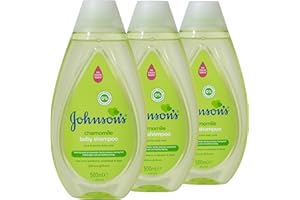 JOHNSON`S BABY 3x Johnson's Baby Shampoo - Kamille 500ml = 3 Stück pro Pack!