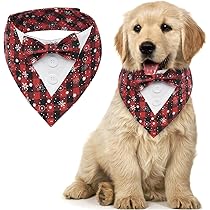 Funmo Bandana Smoking Per Cani - Papillon Elegante, Regolabile, Per Matrimoni E Feste - Foto 8