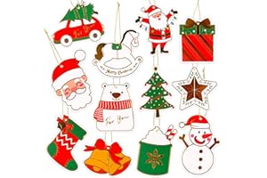 LOMIMOS 120 PCS Étiquettes Cadeau de Noël, Étiquettes en Papier de Joyeux Père Noël Chaussette Bonhomme de Neige ArbreEtiquettes pour Emballages Cadeaux Décoratifs