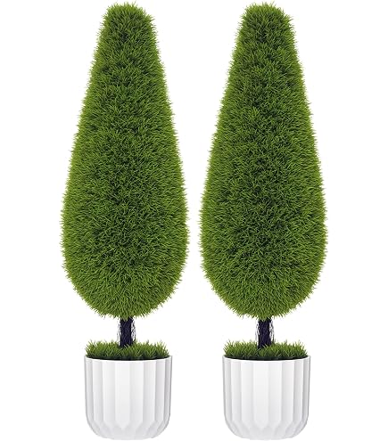 Amazon.de: Paar 1.52 meters 150 cm knstlicher Buchsbaum Buxus (TM) Spirale  Formschnittbume ****, lichtecht, UV-geschtzt