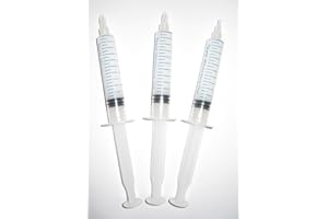 HUAER Beautiful Smile Home Teeth Whitening - Refill Kit. Contains 3x 10ml Whitening Gel. Zero Peroxide Ideal For Sensitive Teeth