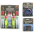 Roddarch 15 Piece Fishing Float Tackle Set Including 90 Hooks and Split Shot Selection.