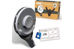 MAJOCOMPTEC Manufaktur3D odpływ wody kondensacyjnej, tarcza odpływowa do pokrywy, pokrywa na kominek, kominek spalinowy z ogrzewaniem kempingowym (typ Truma, czarny)