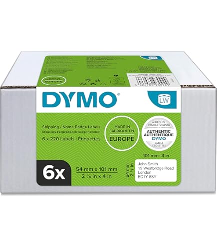 Molabel 10 Rolls Of Labels For Dymo S0722430 99014,54mm X 101mm