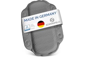 Schwanfeld® Bath Pillow [Extra Safe] - Includes Extra Strong Suction Cups - Bath Pillow Neck for Sensitive Skin [Oeko-Tex® 100 Standard] - Bath Pillow Odourless (Made in Germany)