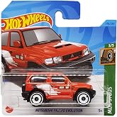 Hot Wheels - Mitsubishi Bajero Evolution - Mud Studs 3/5 - HKG47 - Short Card - Rally Art - red - Mattel 2023