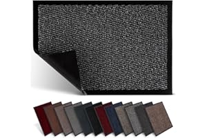 ‎CARPET DIEM Carpet Diem Indoor Doormat Large Selection Size: 90 x 150 cm Colour: Anthracite Black - Keep Your Home Clean with Our Dirt Trapper Mat