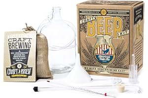 Craft A Brew American Pale Ale; Kit de Fabrication de bière ; Faites Votre Propre bière Artisanale ; équipement Complet et Fournitures ; Kit de Brassage Maison de démarrage ; 1 Gallon