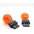 2 x 183 PY27/7W PCB Amber Indicator Car Bulbs 3157A 12v 27/7w