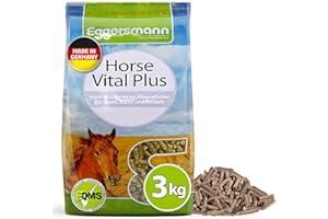 Eggersmann Pferdefutter Eggers Muñeco Caballos Forro Horse Vital Plus, 1er Pack (1 x 3 kg)