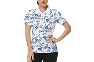 SwissWell Polo Shirt Donna Manica Corta Sport Traspirante T-Shirt Tennis Golf Polo Shirt Estate Outdoor Polo Shirt