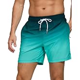 Decorie Men's Swim Trunks Quick Dry Men's Swim Trunks Short with Mesh Lining and Pockets