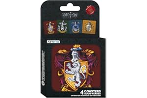 ABYSTYLE - Harry Potter - Set de 4 Dessous de Verre Maisons