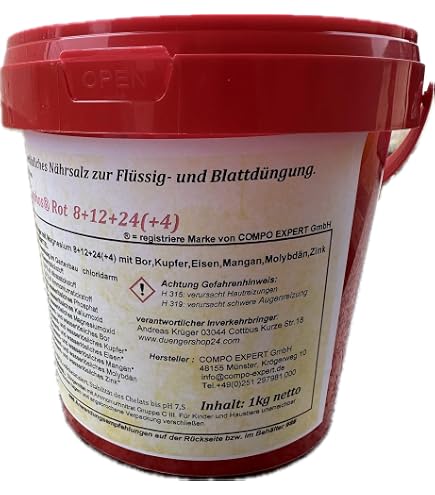 COMPO EXPERT Hakaphos Rot Dnger 25 kg Nhrsalz Nhrsalze Universaldnger :  Amazon.de: Garten