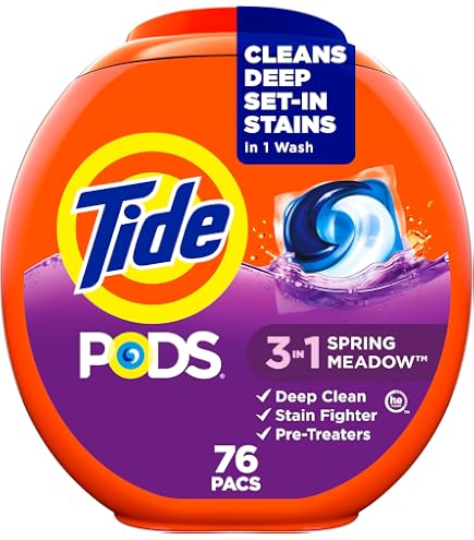Tide PODS, Laundry Detergent Liquid Pacs, Original, 57 Count