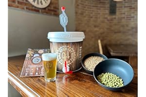BREWERY NOVE PUNTO UNO Kit de production de bière LAGER fait maison de 5 LT, idéal pour les amateurs de bière artisanale. Faites de la bière comme nous le ferions ! Recette d'une vraie brasserie italienne. Alc 5.2 % vol