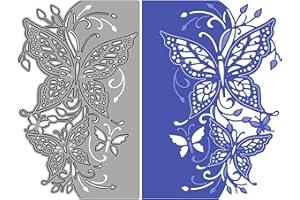 HAOBIN Punzonatura Stencil Scrapbooking Fustelle Stencil Cutting Dies Fustella Fustelle Da Taglio In Metallo Fustelle In Metallo Di Pizzo Per La Creazione Di Cartoline Per Album Di Cartoline Fai Da Te
