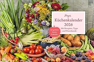 Küchenkalender Broschur XL 2026: Praktischer und dekorativer Kalender für die Küche: Tolle Fotos, ein monatliches Rezept und viel Platz für Termine in einem hochwertigen Broschürenkalender.