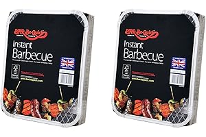 HOLLAND PLASTICS 2 x bar-be fast grill pack each pack feeds to 4 people world's best brand leading disposable grill