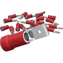Rundsteckhülsen & Kabelschuhe 0,5 - 6 Mm² – Crimpverbinder In Rot, Blau & Gelb Für Elektroarbeiten Rundsteckhülsen & Kabelschuhe 0,5 - 6 Mm² – Crimpverbinder In Rot, Blau & Gelb Für Elektroarbeiten