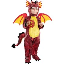 Spooktacular Creations Ninja-Kostüm Für Kinder – Rot Mit Goldenem Drachen – Inkl. Maske, Gürtel – Größen S–L
