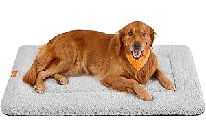 ‎FEANDREA Feandrea Koc dla psa Koc dla psa Koty 120 x 75 cm XXL Można prać w pralce Suszyć w suszarce Antypoślizgowy Jasnoszary PPB021G01