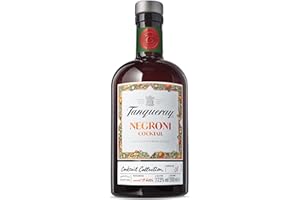 Tanqueray London Dry Gin Negroni Cocktail Drink, 17,5% vol, 50 cl / 500ml Flasche
