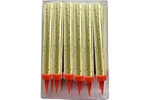 H2I 2i - Set di 12 candele spray a forma di stella di ghiaccio, con accendino a forma di stella di ghiaccio - gatto F1