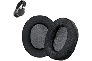 1 Paar Ohrpolster für SteelSeries Arctis 1/3/5/7/7+/7P/7P+/7X/7X+/9/9X/Pro/Prime(Passt Nicht zu Arctis Nova) Wireless Kopfhörer - Mesh Gewebe Kopfhörer Ohrpolster & Elastisches Stoff-Kopfbandpolster
