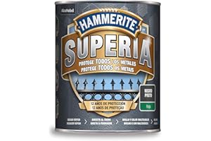 HAMMERITE Esmalte para metales forja Negro 750 ml