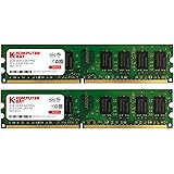 Komputerbay 4GB 2X 2GB DDR2 667MHz PC2-5300 PC2-5400 DDR2 667 (240 PIN) DIMM Desktop Memory CL 5