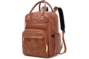 LORADI 18-Pockets Windel Bag Rucksack mit wasserdichten Taschen und Kinderwagen Schnalle, wandelbare Tragetasche