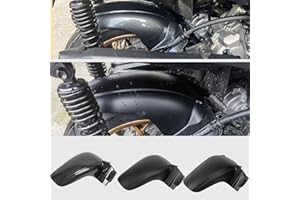 WOOGA moto parafango posteriore parafango parafango ruota Hugger paraspruzzi copertura for YA&MA&HA XMAX300 X-MAX-300 Accessori 2017 2018 2019 2020 2021 2022 2023 2024 (Nero opaco)