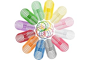 LDBKLGHJ Anneaux de reliure multicolores, rilegatura robustes et pratiques - Parfait pour le bureau et l'usage quotidien
