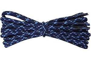 Fabmania® Laces Strong Round 3mm Shoelaces for Casual Walking Hiking Trekking Shoe Boot Men Women (1 pair)