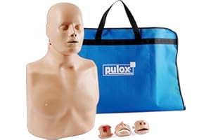 Pulox Bambola di rianimazione Practi-Man Advance – Primo soccorso – Bambola da allenamento con impugnatura Esmarch
