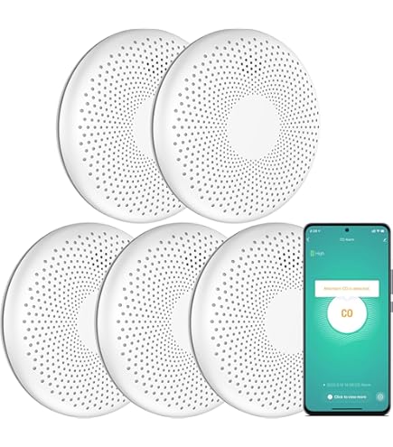 Connected Smoke Detector - 10 Year Battery - WiFi Fire Alarm With Smart - View #5