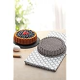 Carbon Steel 22cm Round Sliced Tart Pie Cake Mold cin803khv