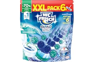 ‎WC-FRISCH WC FRISCH Kraft Aktiv Duftspüler Blau Ozeanfrische 6er 6x50g