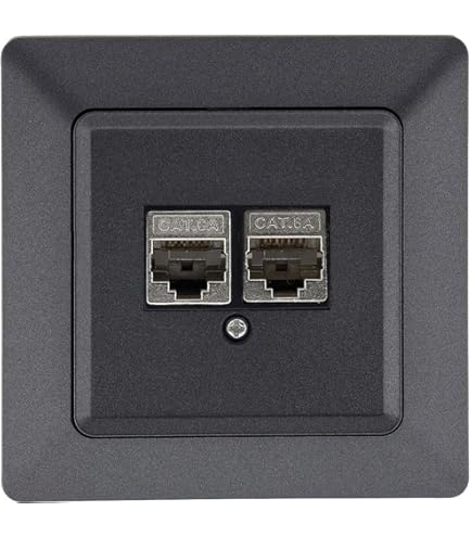 DEBFLEX Caly Elektrisch Stopcontact 2P T Double/1 Post 16A Wandcontactdoos Met Aarde Kunststof Inbouwinstallatie Wit 125 X 85 50 Mm 2331568963