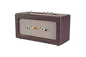 Madison - FREESOUND-VINTAGE-WD - Zasilany bateryjnie głośnik vintage z USB, Bluetooth i AUX-IN - 2 x 10W - Wykończenie drewniane