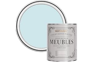 Rust-Oleum Peinture Bleue pour Meubles Chalky, Mat Effet Poudré - Eucalyptus 750ml