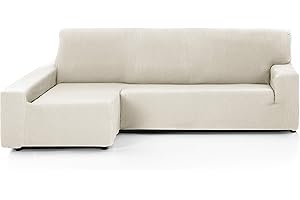 Martina Home Tunez Funda Chaise Longue Brazo Izquierdo Marfil (Visto de Frente)